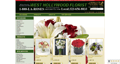 Desktop Screenshot of losangelesflorist.net